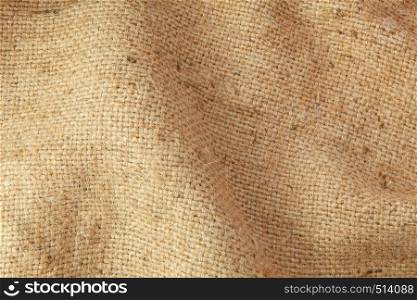 Texture sack sacking country as the background