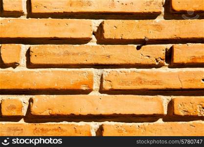 texture wall in africa morocco the old brick construction concrete