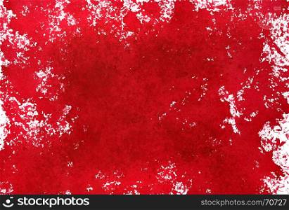 Texture with red stains. Grunge abstract background. Raster illustration