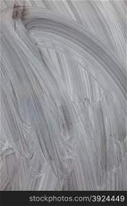 Textured abstract painting, white hand painted brushstroke background