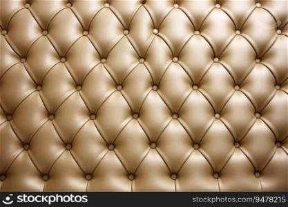 Textured background sofa in beige tones. Generative AI