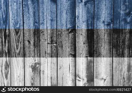 Textured flag of Estonia in nice colors