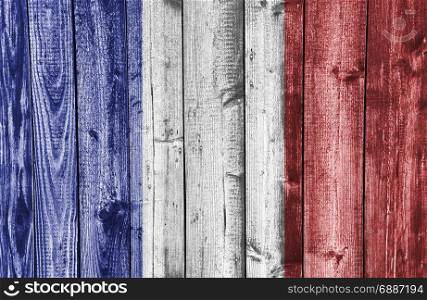 Textured flag of France in nice colors