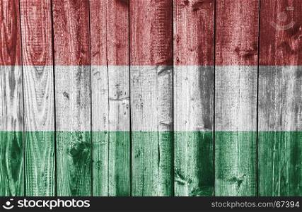 Textured flag of Hungary in nice colors