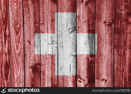 Textured flag of Switzerland in nice colors
