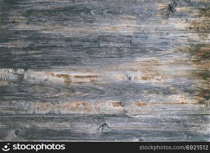 textured gray wood background of old cracked boards