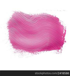 textured pink paint brushstroke