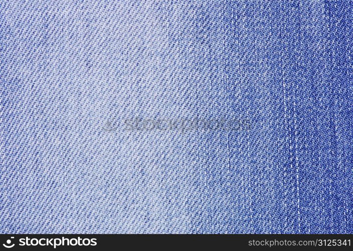 Textured striped blue jeans denim linen fabric background