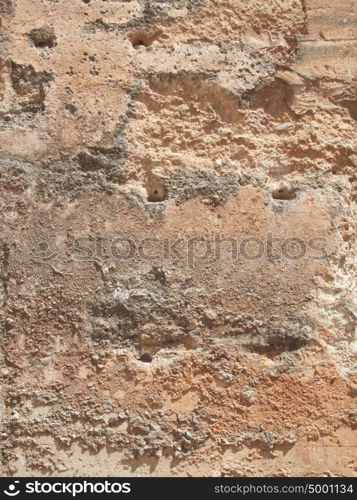 textures of wall in Alcazaba ( Alhambra), Spain