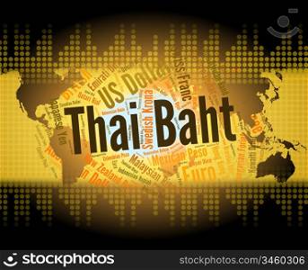 Thai Baht Indicating Forex Trading And Broker