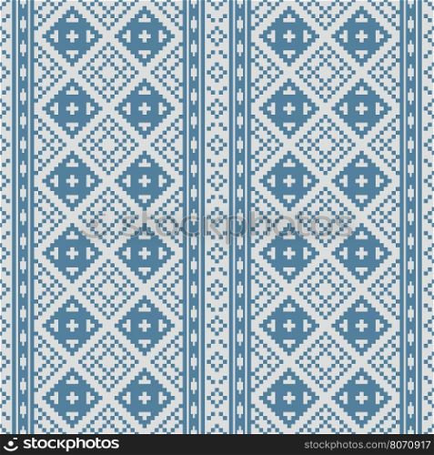 Thai pixel textile texture pattern.