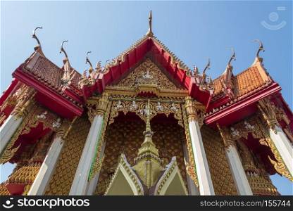Thai temple in Thailand