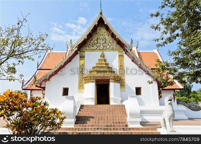 Thai temple of Wat Phumin in Nan