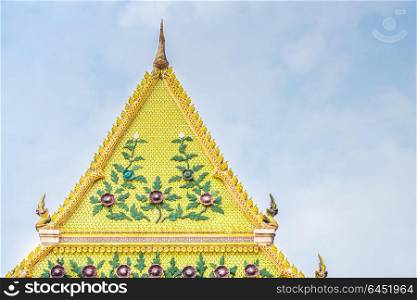 thai temple roof