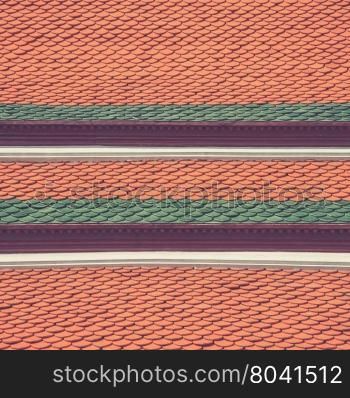 Thai Temple roof (Vintage filter effect used)