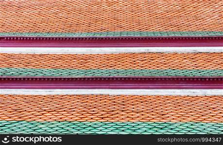 Thai temple tile roof top,texture background.