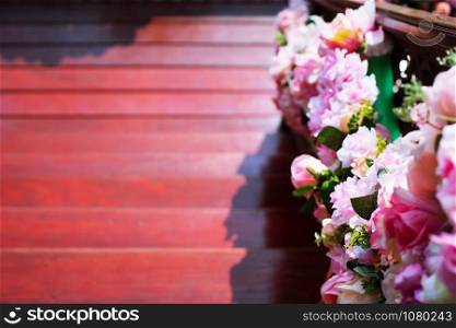 Thai wedding flower and decoration wedding ceremony