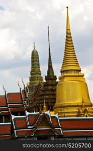 thailand asia in bangkok rain temple abstract cross colors roof wat palaces sky and colors religion mosaic