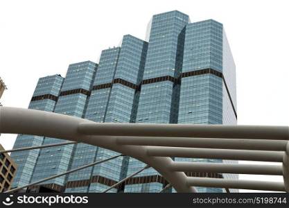 thailand bangkok office district palaces abstract modern building line sky