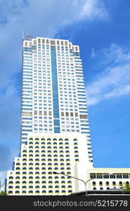 thailand bangkok office district palaces abstract modern building line sky terrace skyscraper