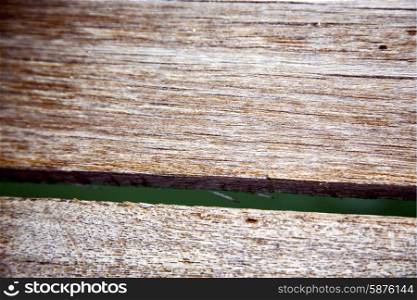 thailand kho samui abstract texture of a brown wood pier