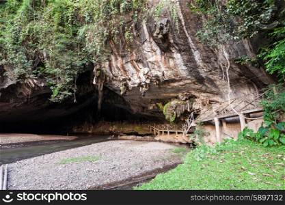 Tham Lot is a cave system in Mae Hong Son Province, northern Thailand