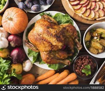 thanksgiving meal concept with turkey. Resolution and high quality beautiful photo. thanksgiving meal concept with turkey. High quality and resolution beautiful photo concept