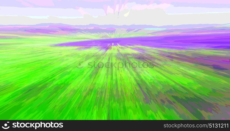 the abstract colors and blurred background