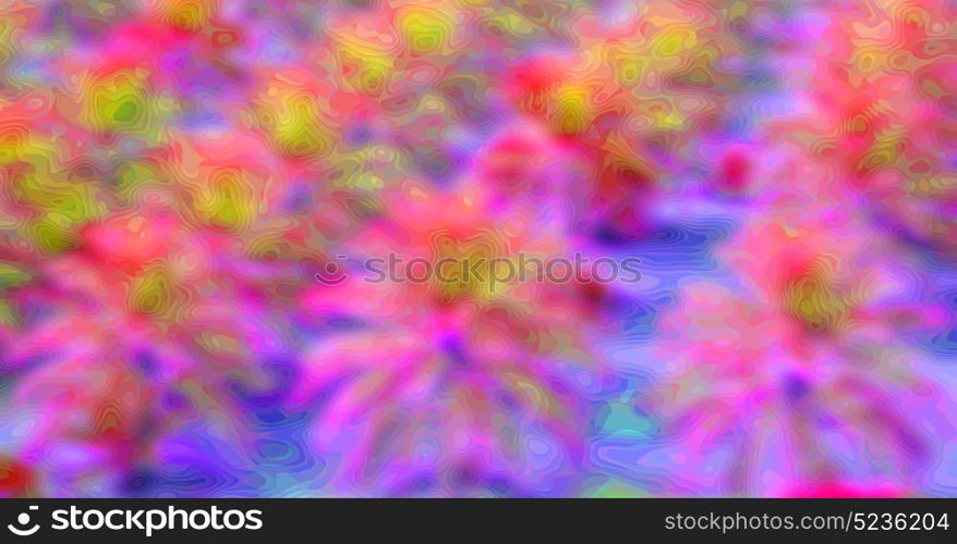 the abstract colors and blurred background