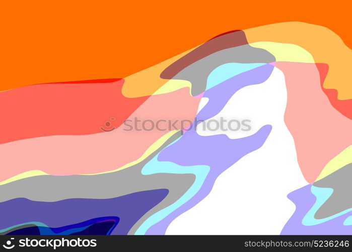 the abstract colors and blurred background