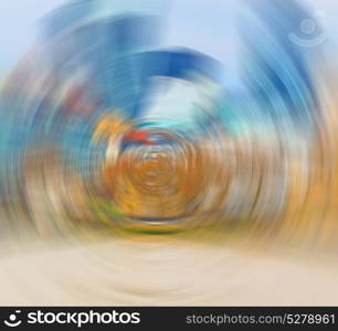 the abstract colors and blurred background