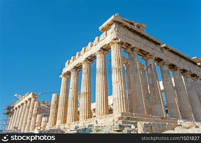 The Acropolis in Athens Greece