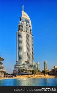 The Address Hotel in the downtown Dubai area, UAE.