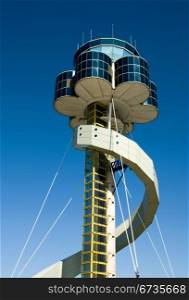 The air traffic control tower at Sydney&rsquo;s Kingsford-Smith Airport, Australia
