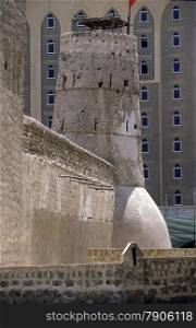 the Al Fahidi Fort in the old town in the city of Dubai in the Arab Emirates in the Gulf of Arabia.. ARABIA EMIRATES DUBAI
