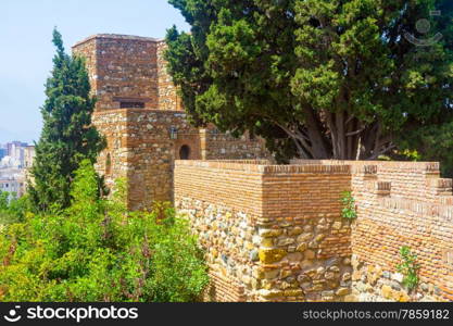 The Alcazaba of Malaga Century X in the Arab period in Malaga Spain