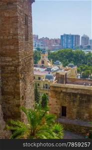 The Alcazaba of Malaga Century X in the Arab period in Malaga Spain