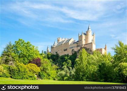 The Alcazar of Segovia is a stone fortification, located in the old city of Segovia, Spain.