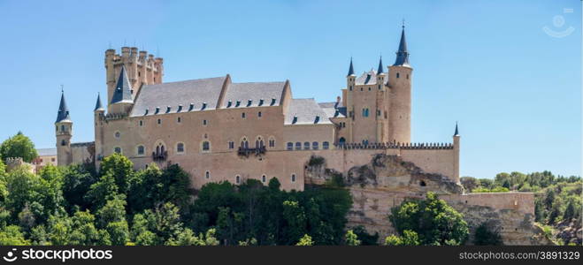 The Alcazar of Segovia is a stone fortification, located in the old city of Segovia, Spain.