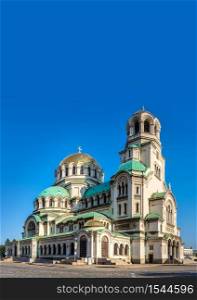 The Alexander Nevsky cathedral in Sofia, Bulgaria in a summer day