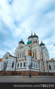 The Alexander Nevsky Cathedral (Tallinn, Estonia). Built between 1894 and 1900. Design by Mikhail Preobrazhensky