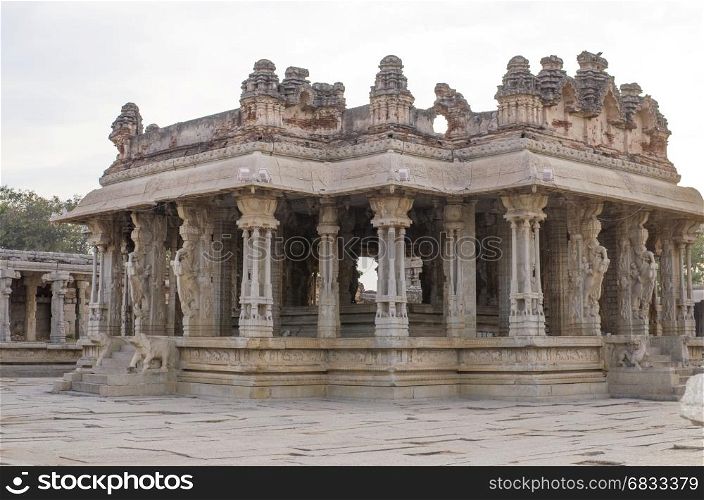 The ancient city of Hampi architecture ruins in India