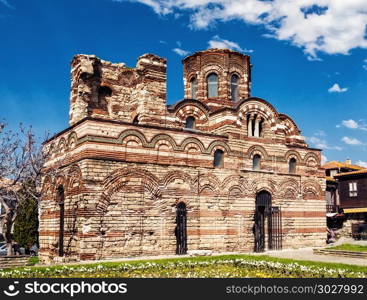 The Ancient City of Nesebar is a UNESCO World Heritage Site Bulgaria. Summer sunrise