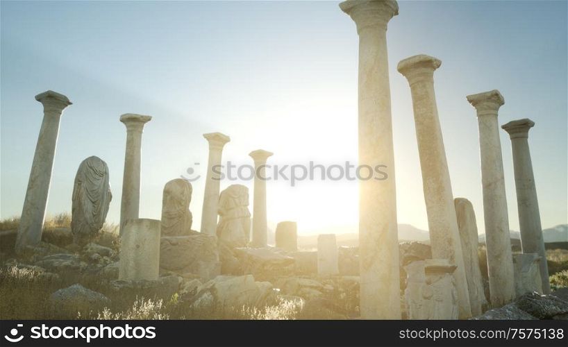 The ancient Greek temple in Italy