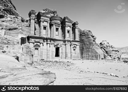 the antique site of petra in jordan the monastery beautiful wonder of the world