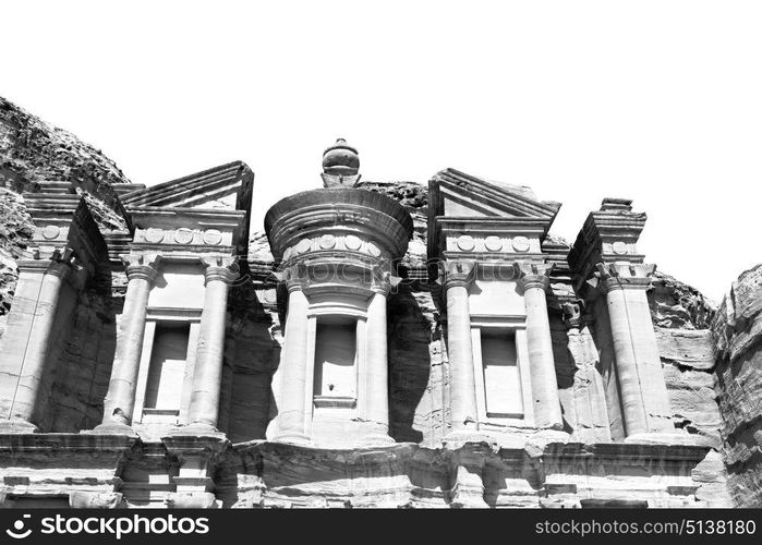 the antique site of petra in jordan the monastery beautiful wonder of the world