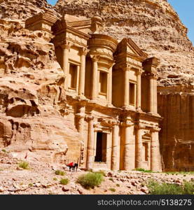 the antique site of petra in jordan the monastery beautiful wonder of the world