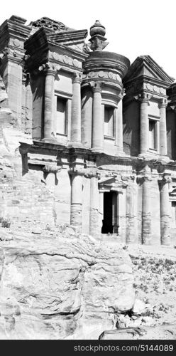 the antique site of petra in jordan the monastery beautiful wonder of the world