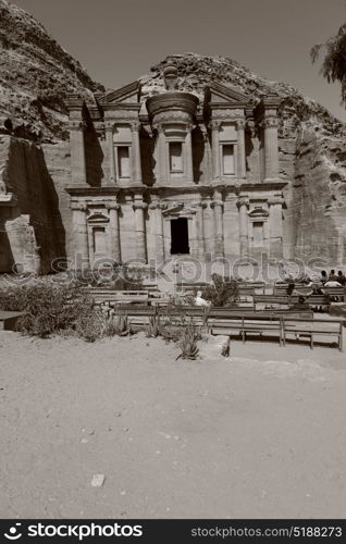 the antique site of petra in jordan the monastery beautiful wonder of the world