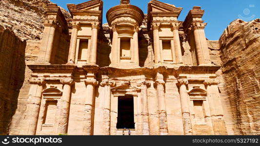 the antique site of petra in jordan the monastery beautiful wonder of the world